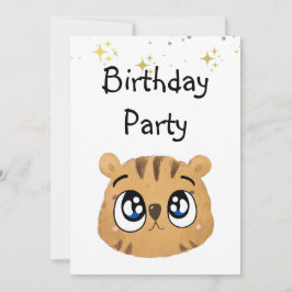 Convites cute little tiger