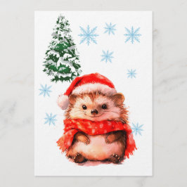 Convites Cute Winter Woodland Animal Birthday Invitation - 