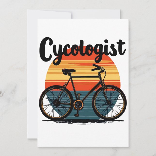 Convites Cycologista: Energetic Biker Tee - for Cycling (Frente)