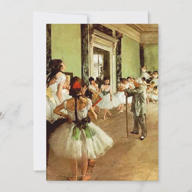 Convites da classe de dança (Frente)