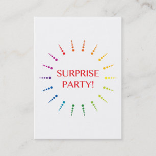 convites da explosão do partido de surpresa