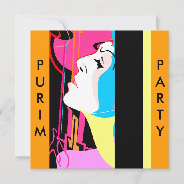 Convites da extravagância do mascarada do traje de (Frente)