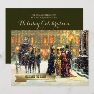 Convites da festa natalícia do Natal das belas