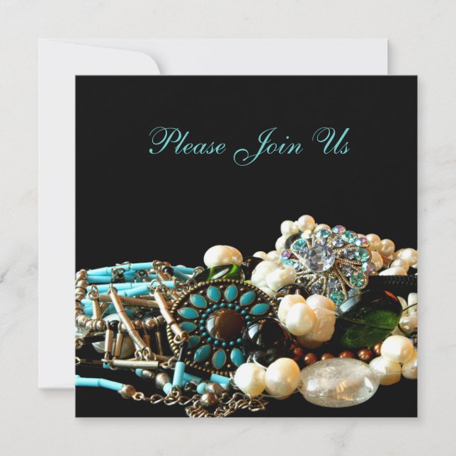 Convites da mostra da expo da jóia (Frente)