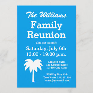 Convites da palmeira do partido do verão da
