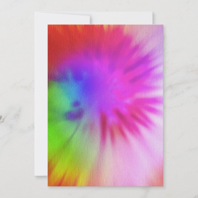 Convites da tintura do laço (Frente)