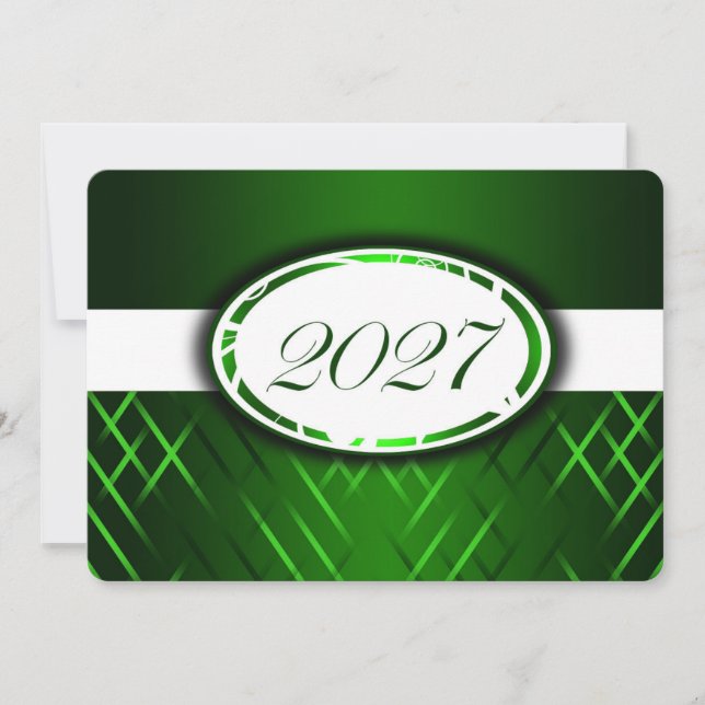 Convites da Turma Verde e Branca de 2027 (Frente)