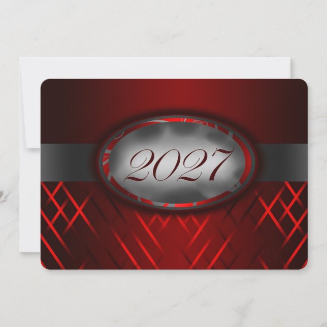 Convites da Turma Vermelha e Prata de 2027 (Frente)