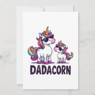 Convites Dadacorn - O Pai Mágico do Unicórnio