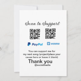 Convites Dádiva virtual jar q r código doação de moeda PayP