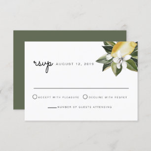 Convites Dahlia - Fruta Botânica De Citros Tropicais De Lim