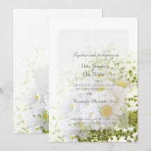 Daisies in Love- Editable Wedding Buquê