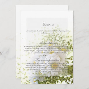 Convites Daisies in Love Editable Wedding Buquê Direction