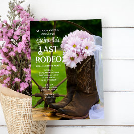 Convites Daisy Boots Última Festa de solteira do Rodeio Oci