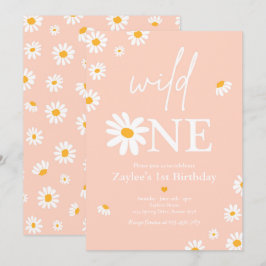 Convites Daisy Festa de aniversário Bohmian Wild One primei