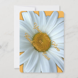 Convites Daisy Invices Personalizado Daisy RSVP Card