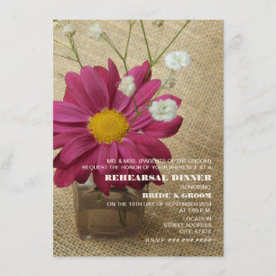 Convites Daisy No Janto De Ensaio De Bicicleta Apothecary