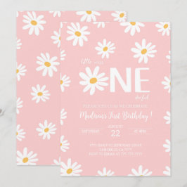 Convites Daisy primeiro aniversario