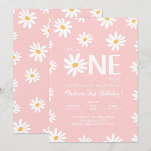 Convites Daisy primeiro aniversario