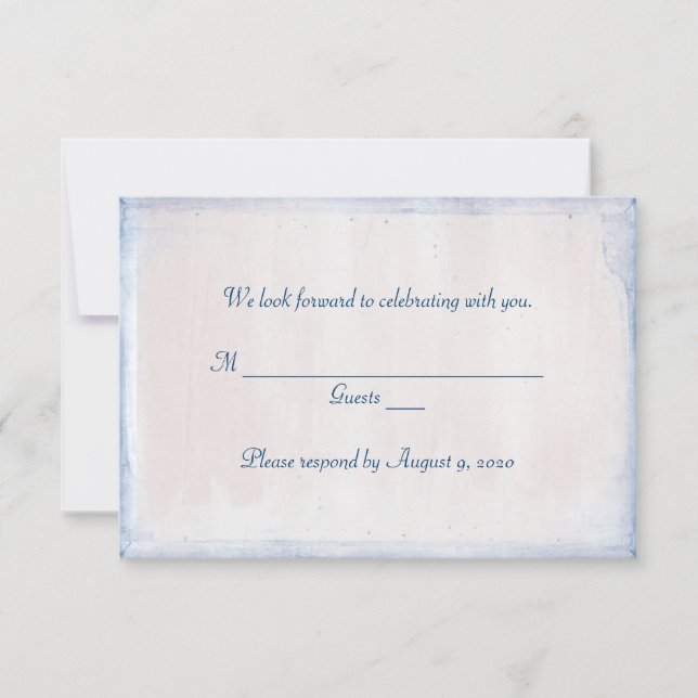 Convites Daisy Vow Renewal RSVP (Frente)