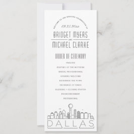 Convites Dallas | Programa de Casamento por Deco Moderno