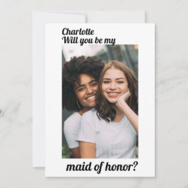 Convites Dama de Honra Foto Casamento Personalizado