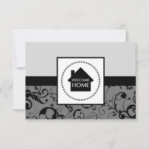 Convites damasco home bem-vindo