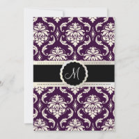 Damasco para Vendome PixDezines / Plum + Cream 5x7