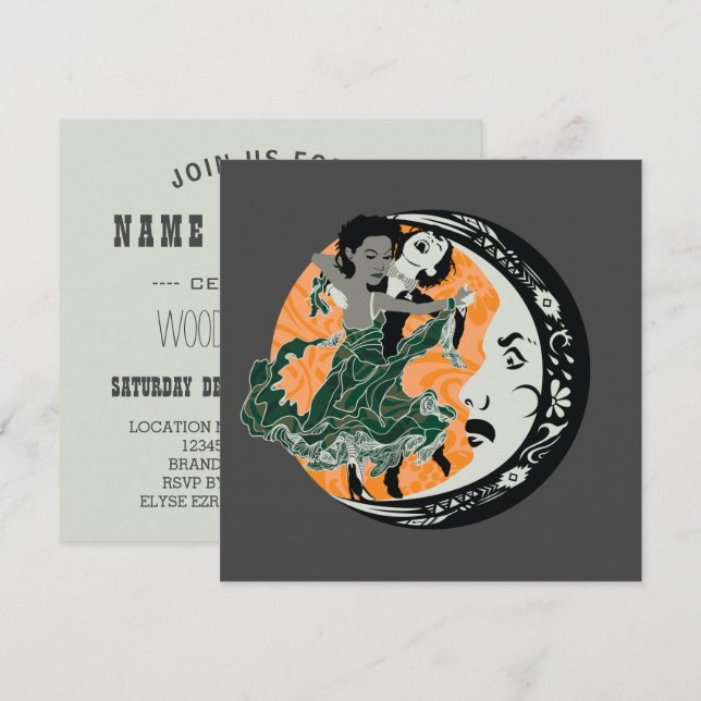 Convites dança com sua escuridão (Frente/Verso)