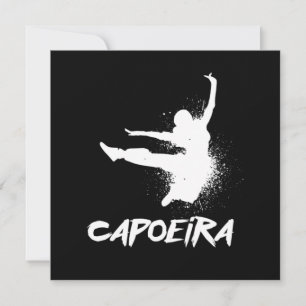 Convites Dança da Capoeira brasileira luta contra o Present