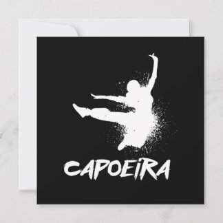 Convites Dança da Capoeira brasileira luta contra o Present