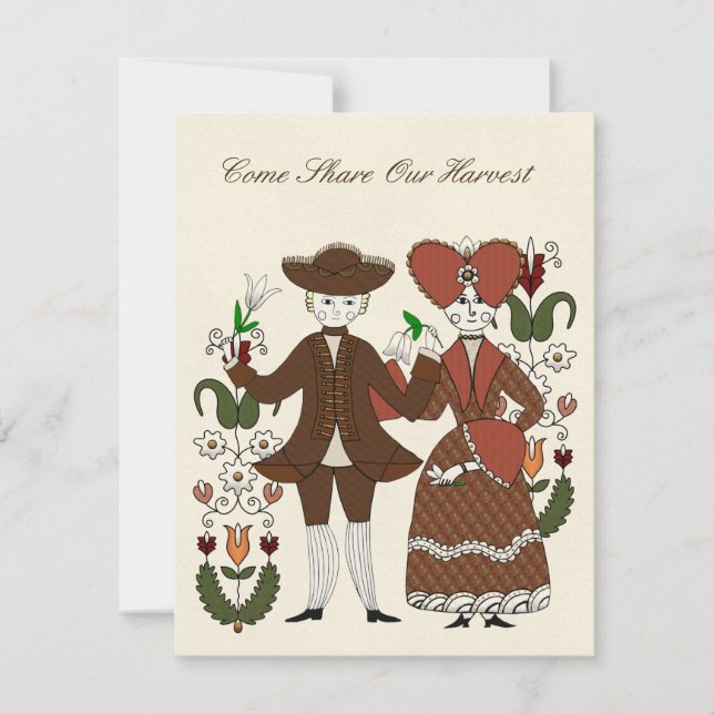 Convites Dança de Colheita (Frente)