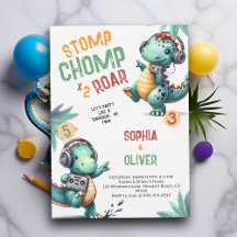 Dança Engraçada Jato Irmão do Partido Dinossauro