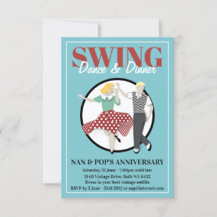 Convites dança Swing