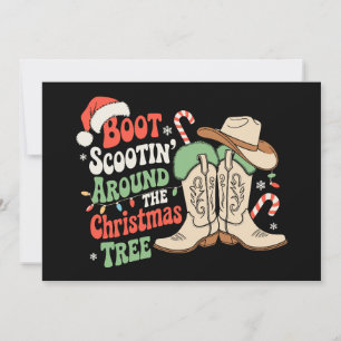 Convites Dançando de Botas em Torno da Árvore de Natal West