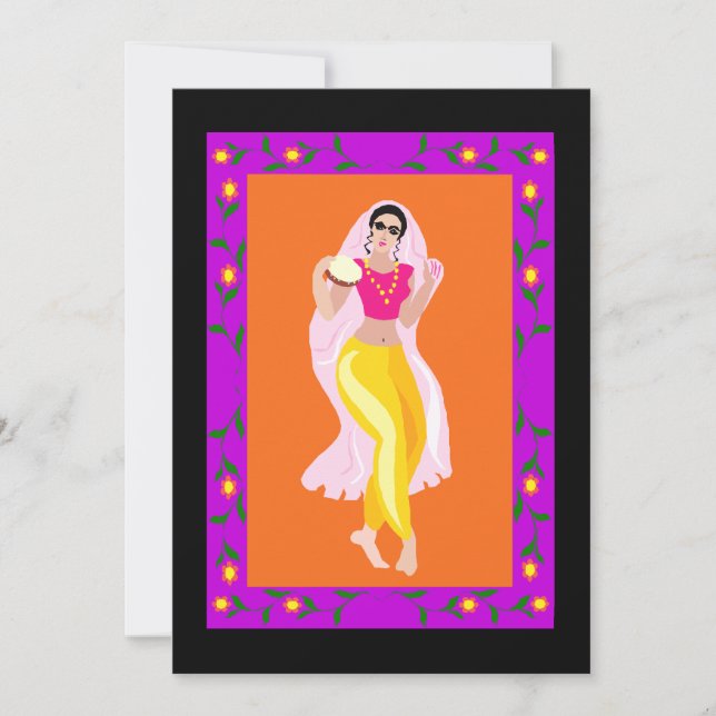 Convites Dançarina (Frente)