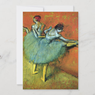 Convites Dançarinas no Balcão de Edgar Degas, Ballet Antigo