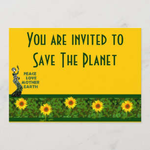 Convites Dançarino do Dia da Terra