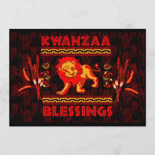 Convites Dançarinos de Kwanzaa