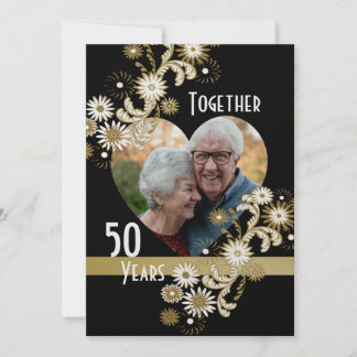Convites Dancing Daisies 50º Aniversário