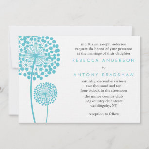 Convites Dandelion Deseja Casamento