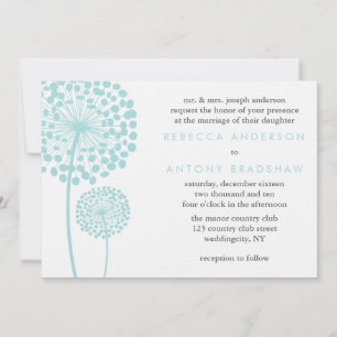 Convites Dandelion Deseja Casamento