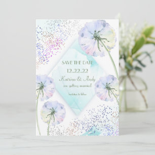 Convites Dandelion e Glitter Casamento Save The Date