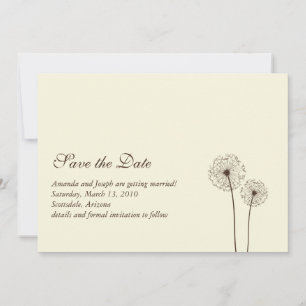 Convites dandelion salvar a data