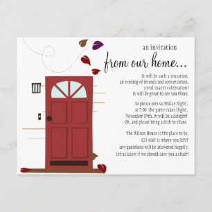 Convites Dando boas-vindas a portas