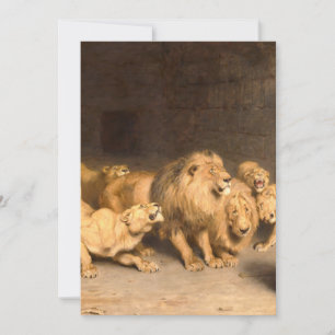 Convites Daniel In The Lions Den 1872 Por Briton Riviere