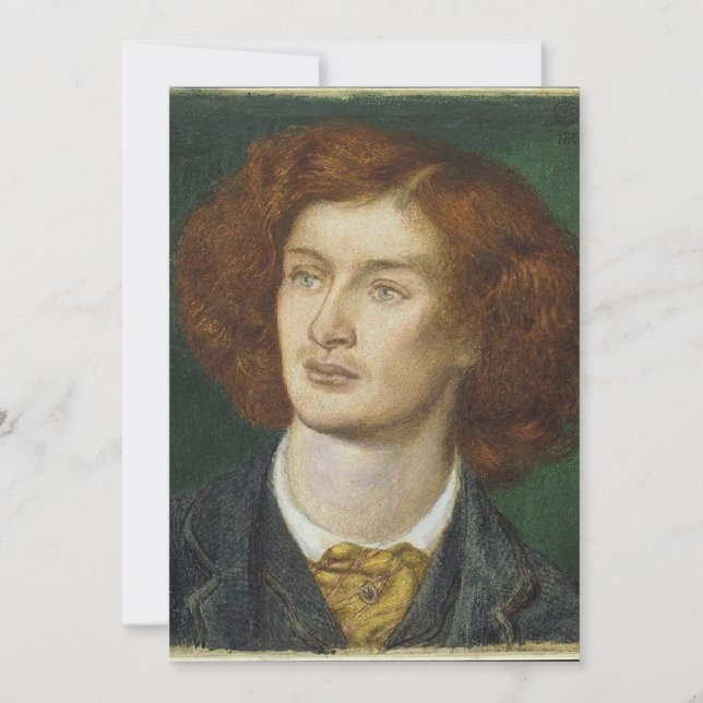 Convites Dante Gabriel Rossetti - Algernon Charles Swinburn (Frente)