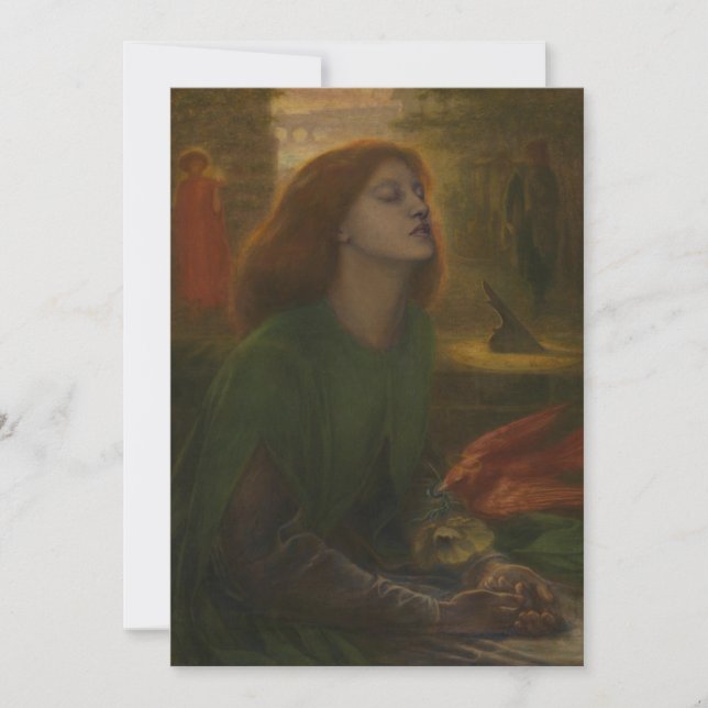 Convites Dante Gabriel Rossetti - Beata Beatrix (Frente)