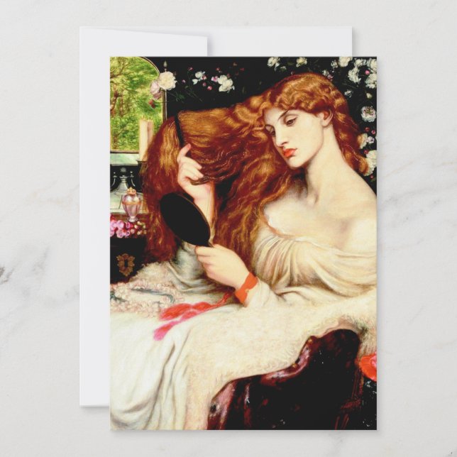 Convites Dante Gabriel Rossetti - Lady Lilith (Frente)