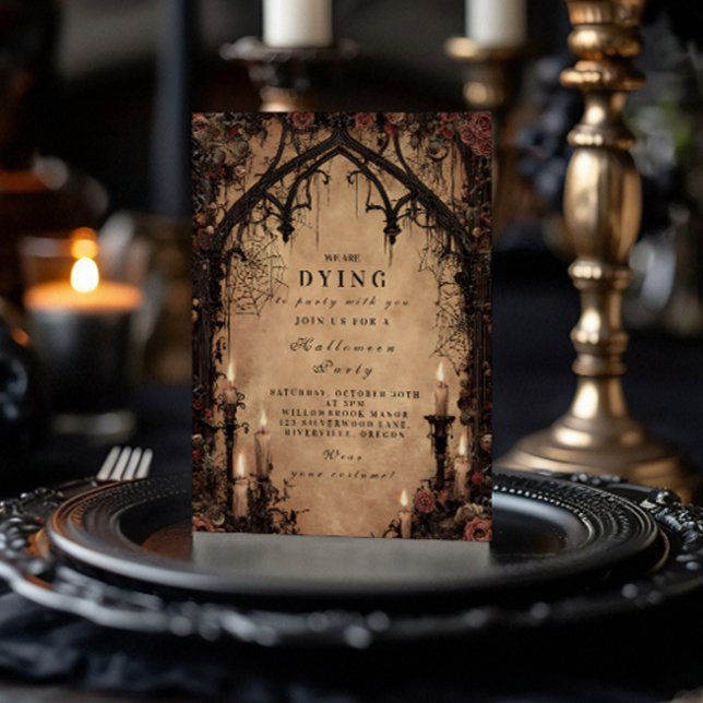 Convites Dark Archway - Dia das Bruxas Góticas (Criador carregado)